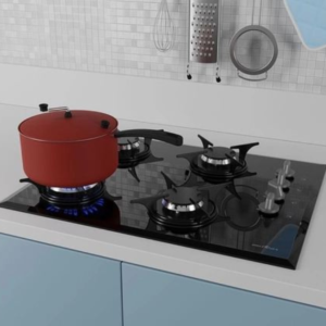 Cooktop Britania BCT4P Preta Grande