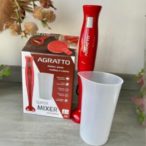 Super Mixer Agratto Com Copo Mxv02 - 200w Agratto Vermelho