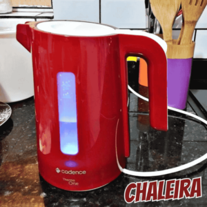 Chaleira Elétrica Thermo One Colors, 1.7l, Cadence Cel381-127, Vermelho