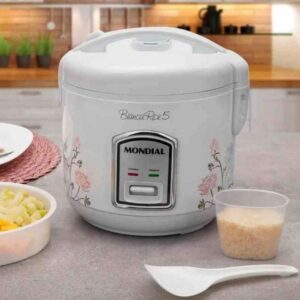 Panela De Arroz Bianca Rice 5, Mondial, Branco, 400W - NPE-05-5X