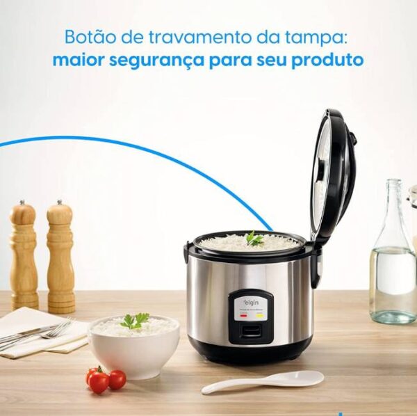 Panela de Arroz Elétrica Elgin Capacidade 5 Xícaras 1 Litro 400W