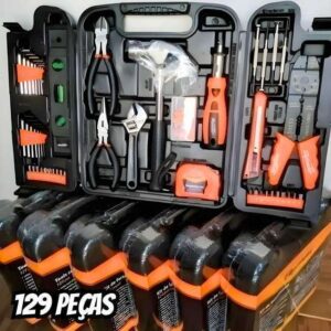 SPARTA Kit de Ferramentas 129 Peças com Maleta