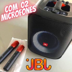 JBL, Caixa de Som Bluetooth, Com Microfone, PartyBox Encore Mic