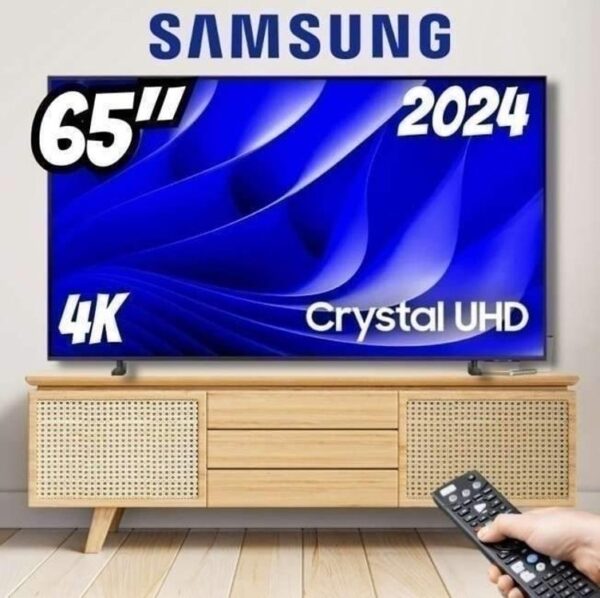 Samsung Smart TV 65 Crystal UHD 4K 65DU8000 , Painel Dynamic Crystal Color, Gaming Hub