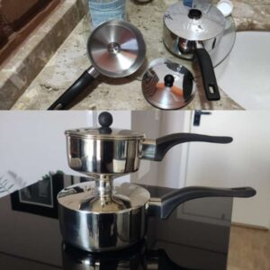 Brinox Cuscuzeira Individual, Ø95 mm, Aço Inox