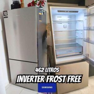 Samsung Geladeira Duplex Inverse Evolution SmartThings RB50 Inox 462L
