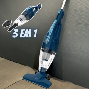 Aspirador de Pó Vertical Oster Sem Fio 3 em 1, Bateria, Azul, 90W, OASP630