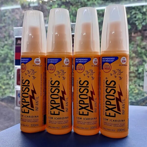 Exposis Infantil, Repelente de Mosquitos com Icaridina, Spray 100ml