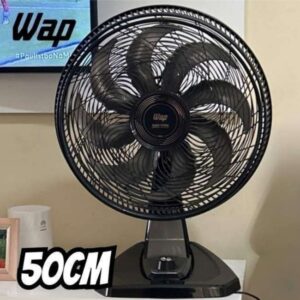WAP FLOW TURBO Ventilador 2 em 1 Mesa e Parede 180W 50 cm 8 Pás Potente Silencioso