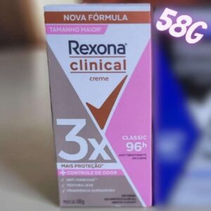 Rexona Clinical Antitranspirante Creme Classic 58g