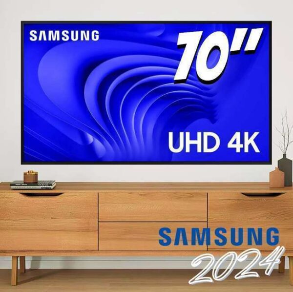 Samsung Smart TV 70" UHD 4K 70DU7700 - Processador Crystal 4K, Gaming Hub