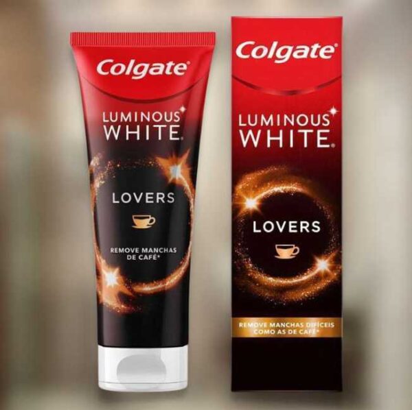 Colgate Luminous White Lovers manchas de v1nh0 creme dental para clareamento 70g