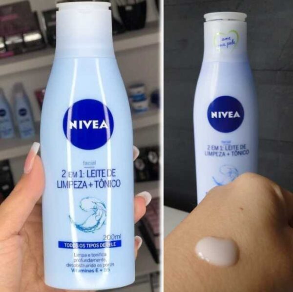 NIVEA Loção 2 em 1 200ml - Leite de Limpeza e Tônico
