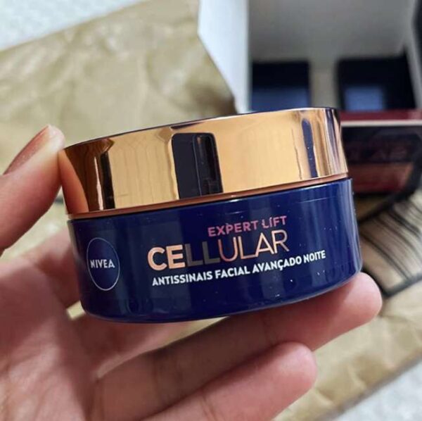 NIVEA Facial Cellular Expert Lift Antissinais Avançado Noite 50 ml (Pacote de 1)