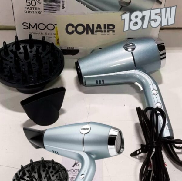 Conair, Secador de Cabelo, Com Difusor, 2 Velocidades, 2 Temperaturas