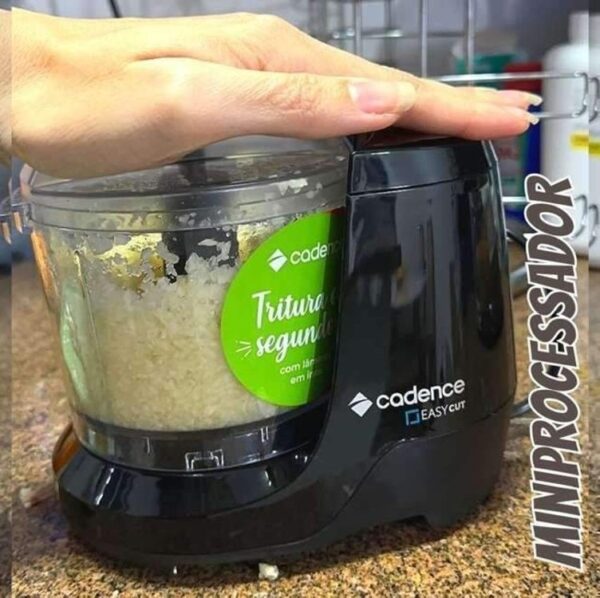 Miniprocessador Easy Cut, Preto, Cadence