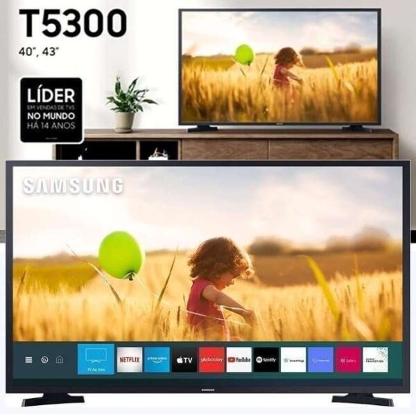 Samsung Smart Tv Led 43" Full Hd Un43t5300 - Wifi, Hdmi